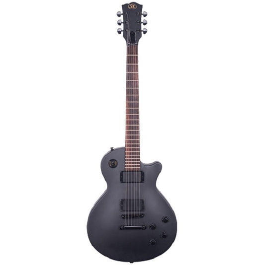 SX EE3S Gothic Style Solid Body with 2 Humbuckers - Satin Black