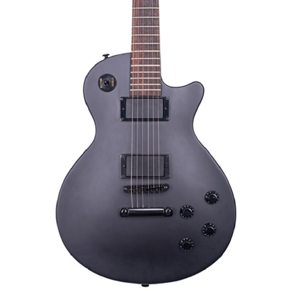 SX EE3S Gothic Style Solid Body with 2 Humbuckers - Satin Black