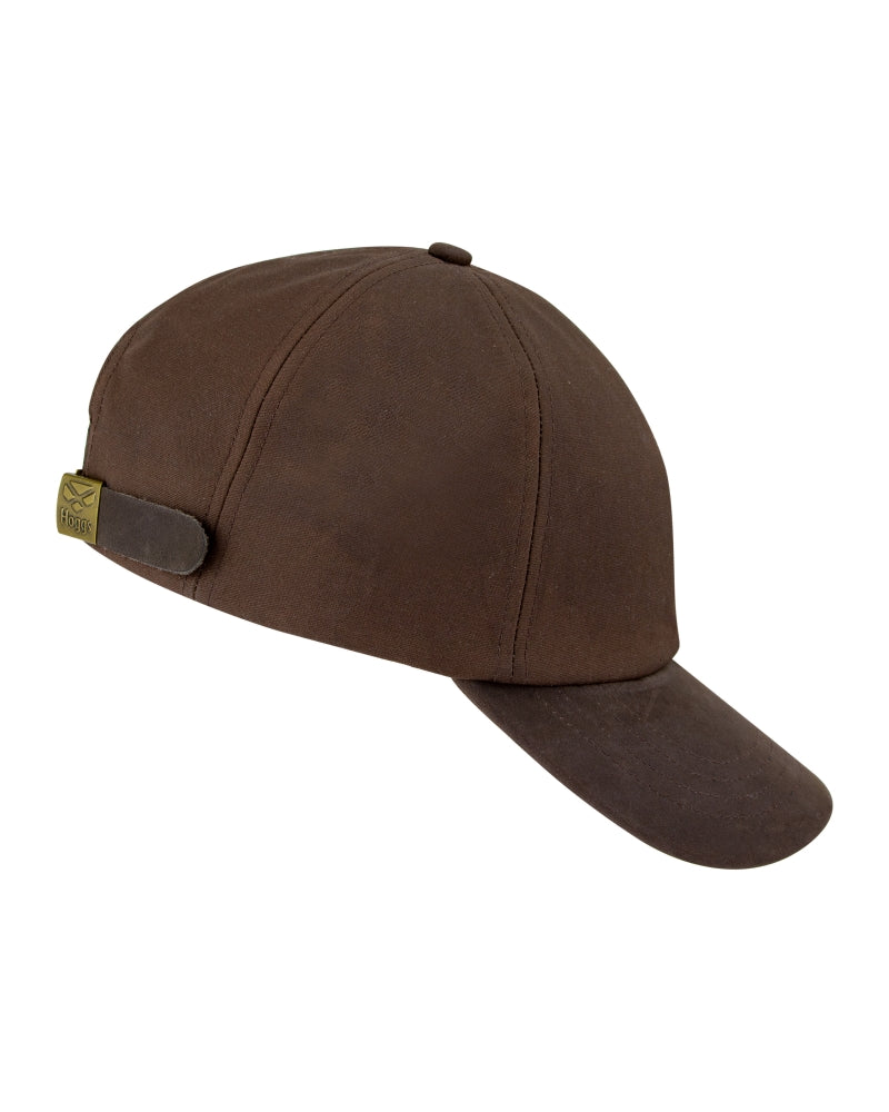 Hoggs of Fife Waxed Baseball Cap - Olive (One Size)