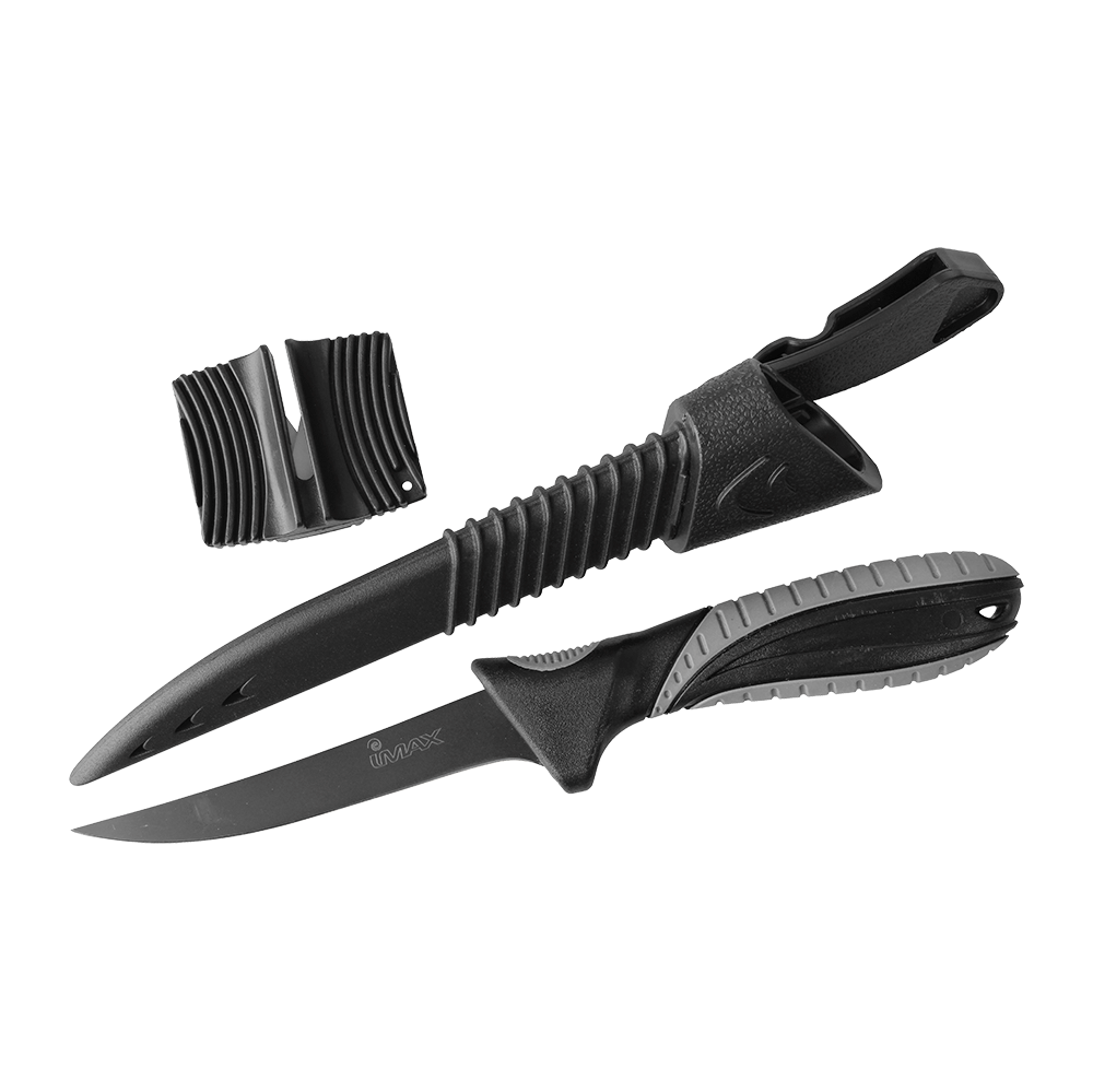IMAX Fishing Knife inc. Sharpener (Various Options)