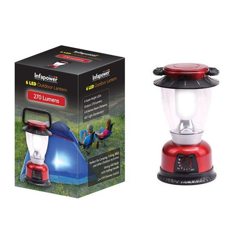 Infapower 6-LED Mini Outdoor Lantern 270 Lumens