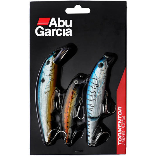 Abu Garcia Tormentor 3 Pack Lures - Big Sizes