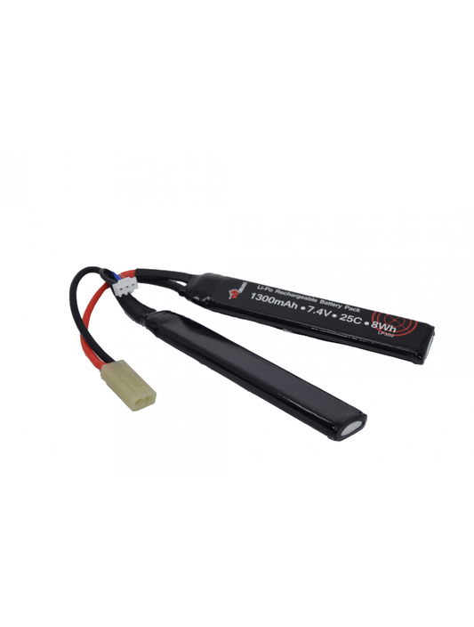 ASG 7.4V 1300mAh 25C LIPO Battery - Sticks