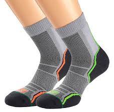 1000 Mile Trail Single Layer Socks (Ladies & Gents) Twin Pack