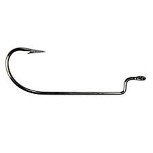 MUSTAD 3/0 OFFSET SHANK WORM HOOK - 7PK