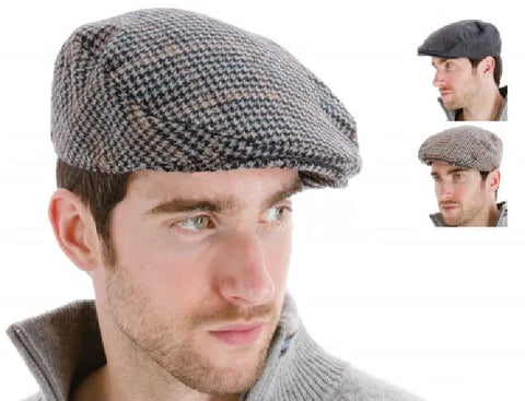 Mens Flat Cap with Wool