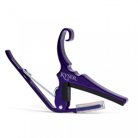 purple acoustic guitar capo