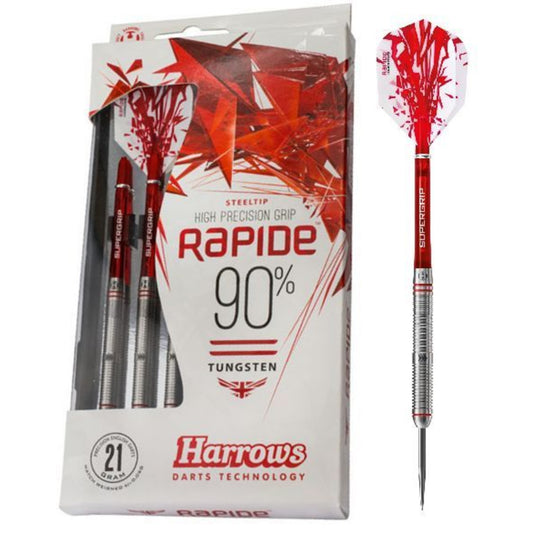 Harrows Rapide 90% Tungsten Steeltip Darts