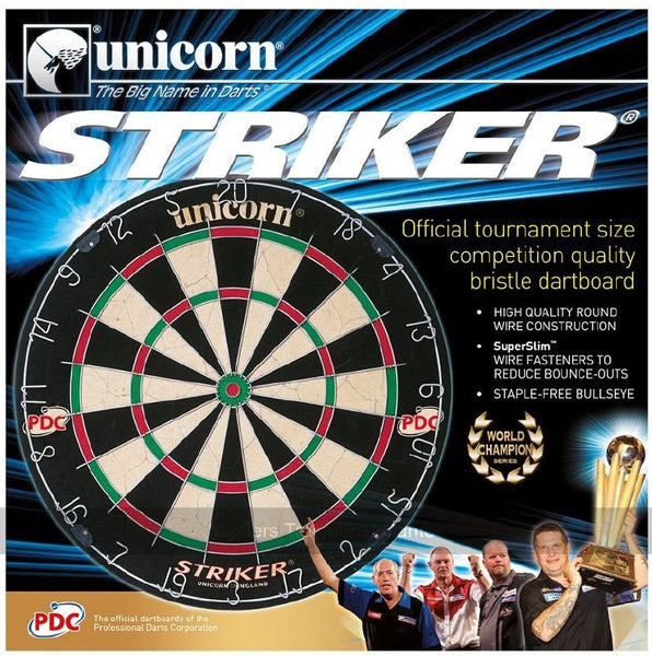 Unicorn Striker Dartboard - PDC Endorsed.