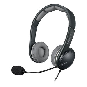 Sonid Usb Stereo Headset With Microphone Black/Grey