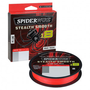 SpiderWire Stealth Smooth 8 Braid - Code Red (150m)