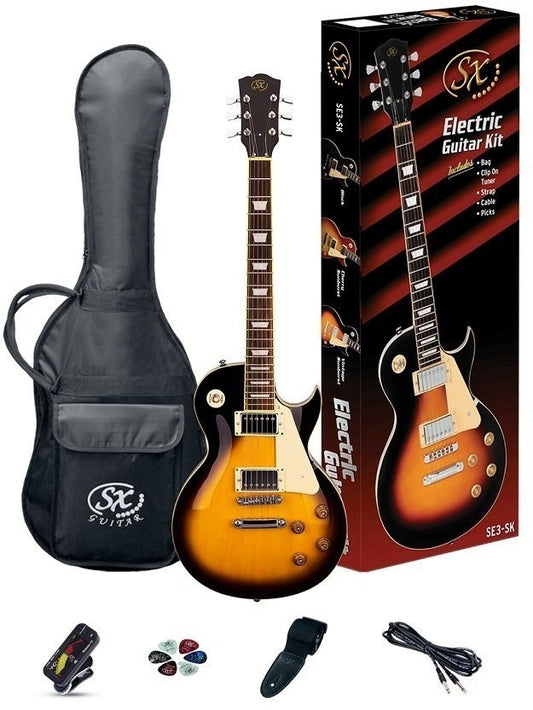 SX SE3 Electric Guitar Pack | Vintage Sunburst