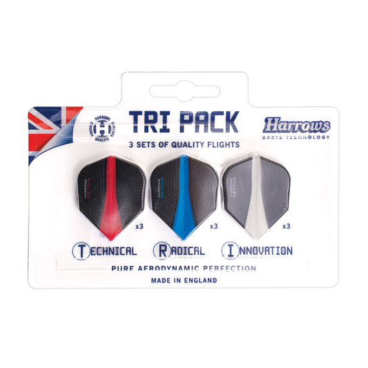 Harrows Darts Tri Pack Flights