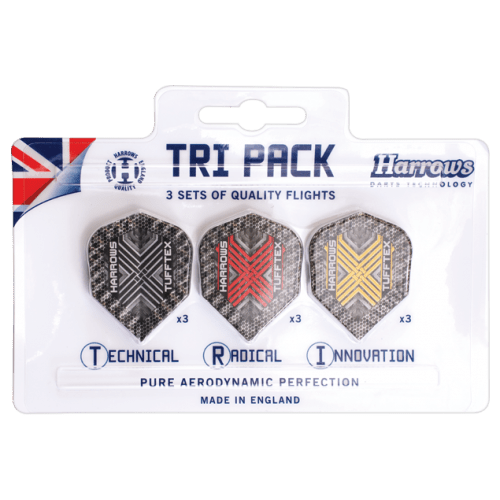 Harrows Darts Tri Pack Flights