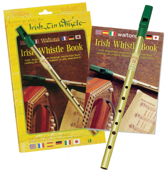 Waltons Irish Tin Whistle Pack (Whistle & Book)