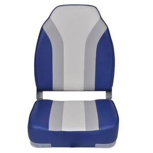 Waveline Highback Folding Seat Grey/Blue/White