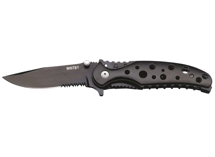 Whitby Lock Knife All Black (3.25") - LK352