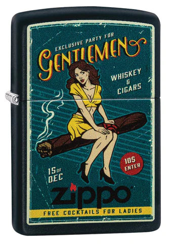 Zippo - Cigar Girl Design